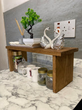 Load image into Gallery viewer, Wooden Freestand Shelf, Laptop Stand, Kitchen Organiser, Office Desk