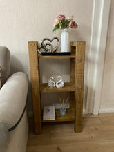 Load image into Gallery viewer, 3 Tier Natural Wooden Shelf