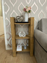 Load image into Gallery viewer, 3 Tier Natural Wooden Shelf