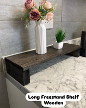 Load image into Gallery viewer, Long Wooden Freestand Shelf