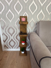Load image into Gallery viewer, Solid 4 Tier Shelf, Side Sofa Organiser