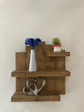 Load image into Gallery viewer, Handmade Wooden Wall Shelf (Free UK Delivery)