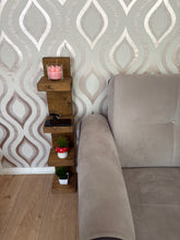 Load image into Gallery viewer, Solid 4 Tier Shelf, Side Sofa Organiser