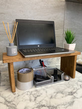 Load image into Gallery viewer, Wooden Freestand Shelf, Laptop Stand, Kitchen Organiser, Office Desk
