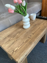 Load image into Gallery viewer, Compact Rustic Coffee Table, With Chunky Legs