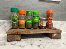Load image into Gallery viewer, Rustic Wooden Bathroom Shelf Riser | Solid Wood | Handmade in the UK
