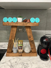 Load image into Gallery viewer, Natural Wood Kitchen Countertop Shelf