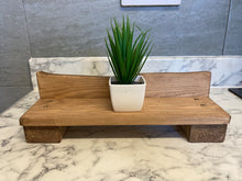 Load image into Gallery viewer, Rustic Wooden Bathroom Shelf Riser | Solid Wood | Handmade in the UK
