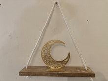 Load image into Gallery viewer, Handcrafted Wall Mounted Shelf | Hanging Rope Floating Shelf