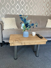 Load image into Gallery viewer, Coffee Table with Metal Legs | Hand Crafted