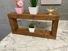 Load image into Gallery viewer, Compact Rustic Shelf, Wooden Decoration