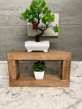 Load image into Gallery viewer, Compact Rustic Shelf, Wooden Decoration