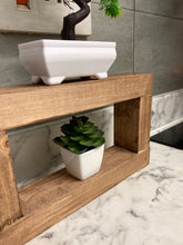 Load image into Gallery viewer, Compact Rustic Shelf, Wooden Decoration