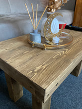 Load image into Gallery viewer, Compact Rustic Coffee Table, With Chunky Legs