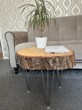 Load image into Gallery viewer, Round Solid Forest Side Table