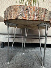 Load image into Gallery viewer, Round Solid Forest Side Table