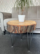 Load image into Gallery viewer, Round Solid Forest Side Table