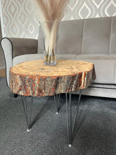 Load image into Gallery viewer, Round Solid Forest Side Table