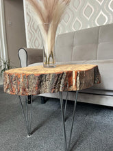 Load image into Gallery viewer, Round Solid Forest Side Table