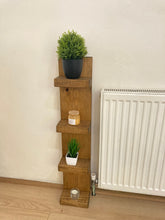 Load image into Gallery viewer, Pair of 2 Wooden Shelves, Handmade Freestand 4 Tiers Shelf’s
