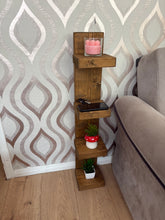 Load image into Gallery viewer, Solid 4 Tier Shelf, Side Sofa Organiser
