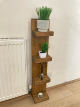 Load image into Gallery viewer, Pair of 2 Wooden Shelves, Handmade Freestand 4 Tiers Shelf’s
