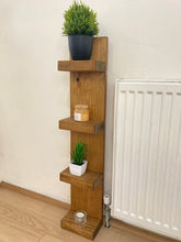 Load image into Gallery viewer, Pair of 2 Wooden Shelves, Handmade Freestand 4 Tiers Shelf’s
