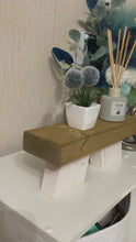 Load and play video in Gallery viewer, Freestand Wooden Display Shelf + White Legs
